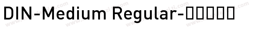 DIN-Medium Regular字体转换